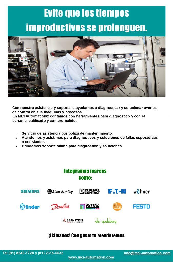 Asistencia tecnica en PLC y HMI