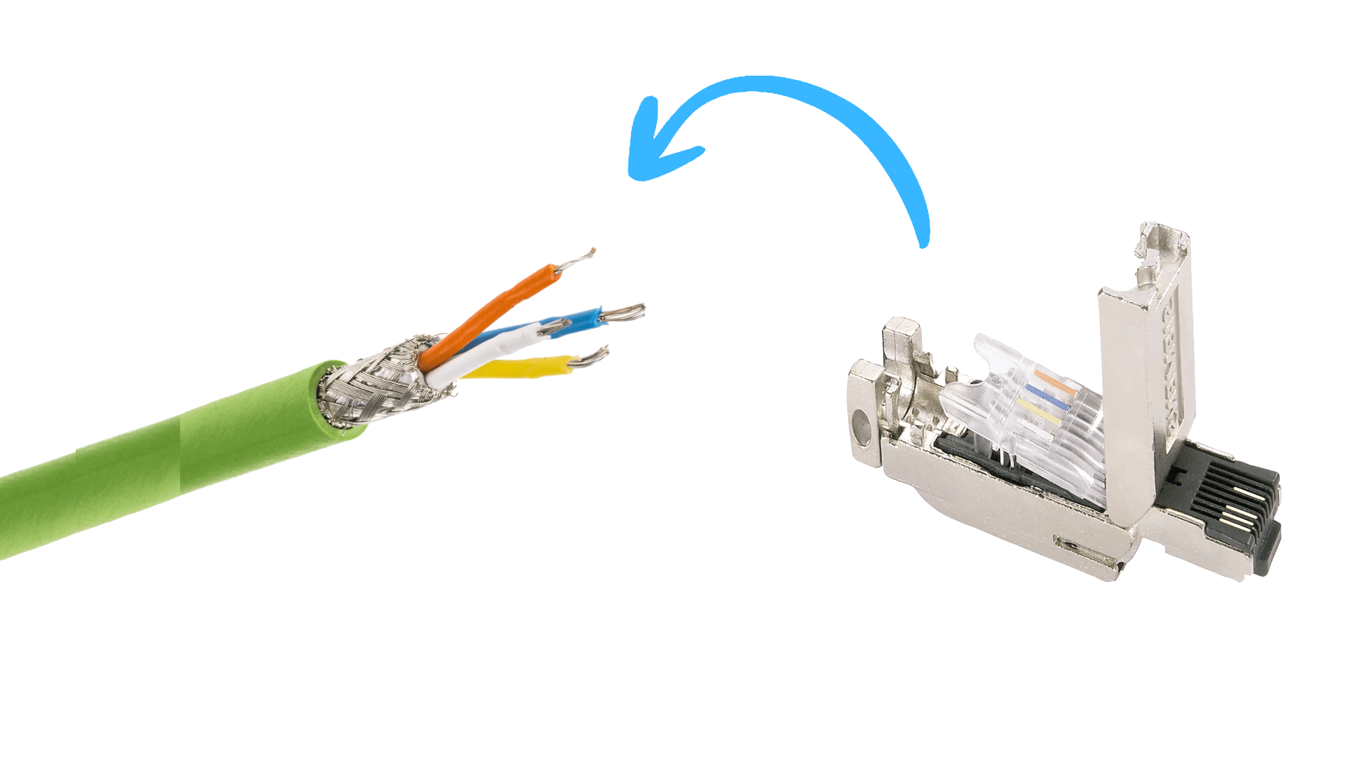 Cable Rj45 Vs Profinet Cómo Preparar Un Cable PROFINET Siemens Con RJ45 Siemens