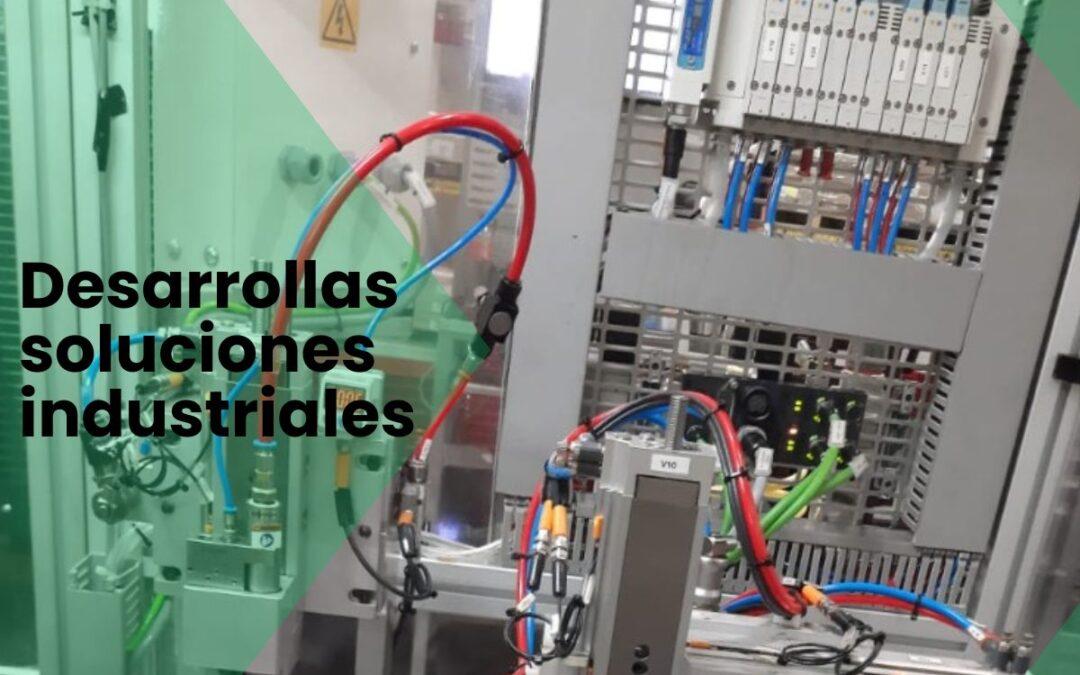 Automatización e integración de maquinaria industrial mediante sistemas de control, PLC, HMI, monitoreo y comunicación entre equipos industriales.