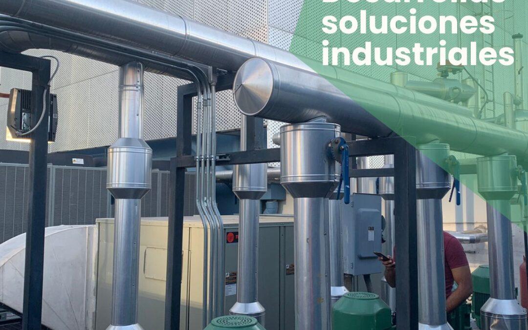 Automatización HVAC mediante integración de sistemas de climatización, monitoreo de variables, gestión energética y supervisión de equipos industriales.