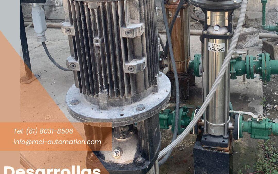 Automatización de sistemas de bombeo y tratamiento de agua mediante PLC, instrumentación industrial, monitoreo de variables de proceso e integración de equipos.