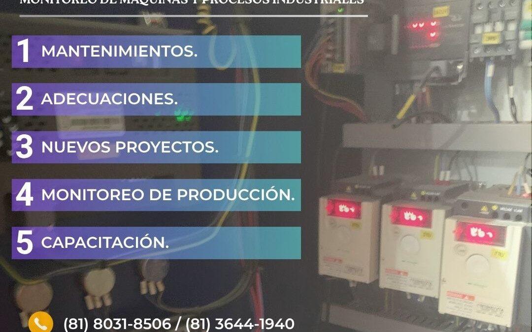 Servicios de automatización y control industrial para máquinas, líneas de producción y procesos