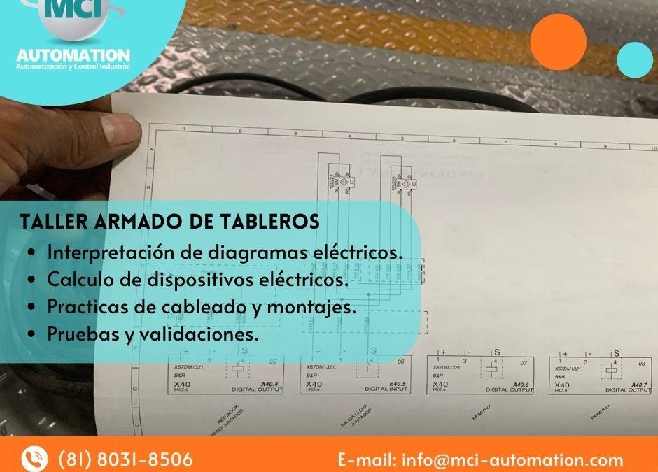 Capacitación práctica en armado, cableado y validación de tableros eléctricos y de control industrial