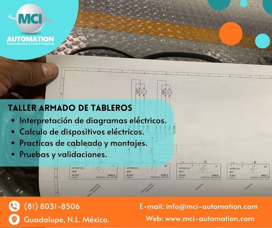 Capacitación práctica en armado, cableado y validación de tableros eléctricos y de control industrial