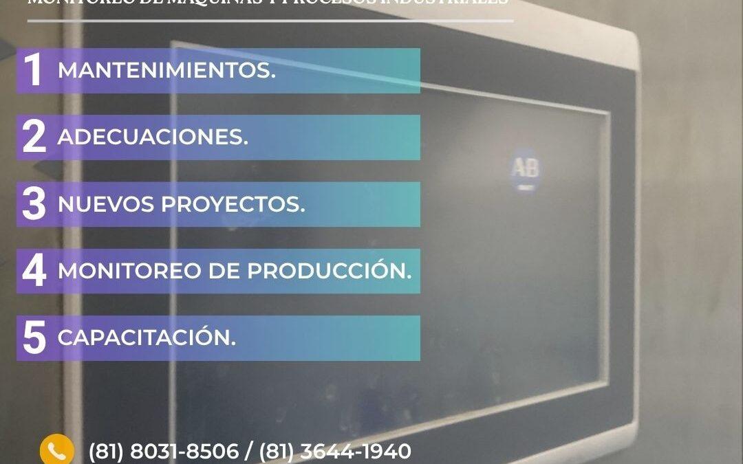 Soluciones de control y automatización industrial para máquinas, líneas de producción y procesos