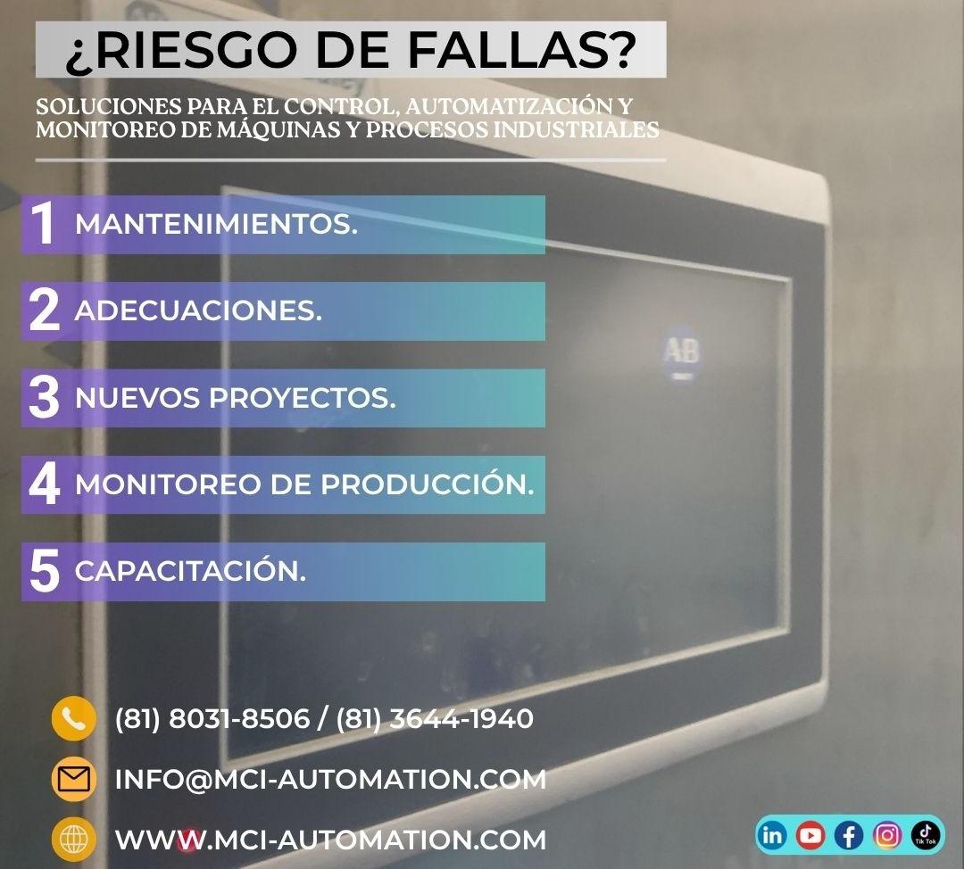 Soluciones de control y automatización industrial para máquinas, líneas de producción y procesos