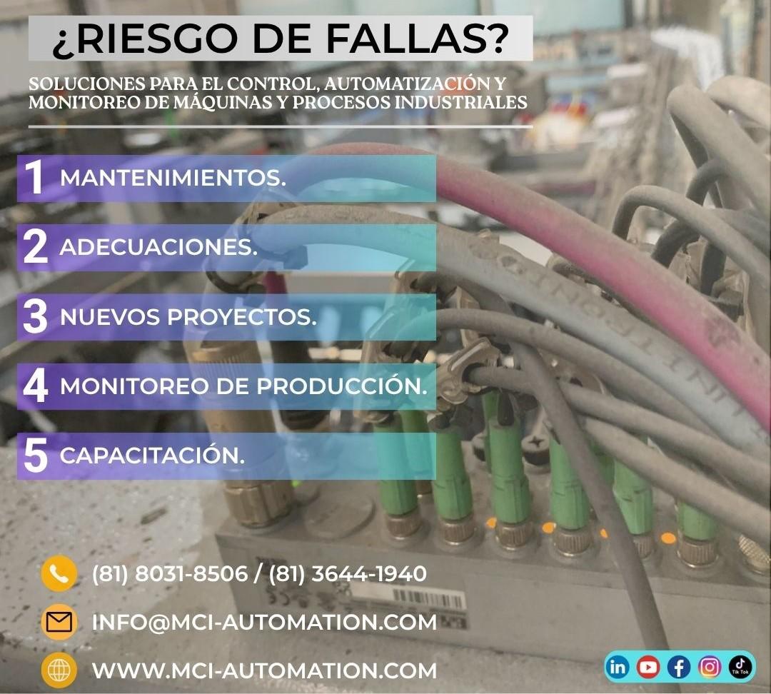 Mejora de procesos industriales mediante adecuaciones eléctricas, sistemas de control y automatización