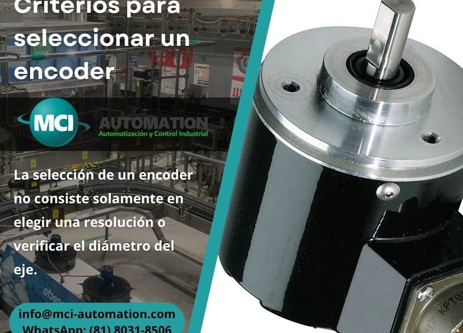Criterios para la selección de un encoder industrial para medición de posición y velocidad en sistemas de automatización y control industrial