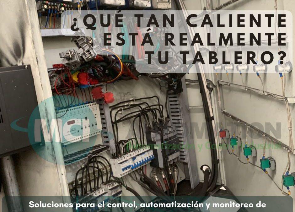 diagnóstico termográfico de tablero eléctrico industrial para detectar puntos calientes y sobrecalentamiento