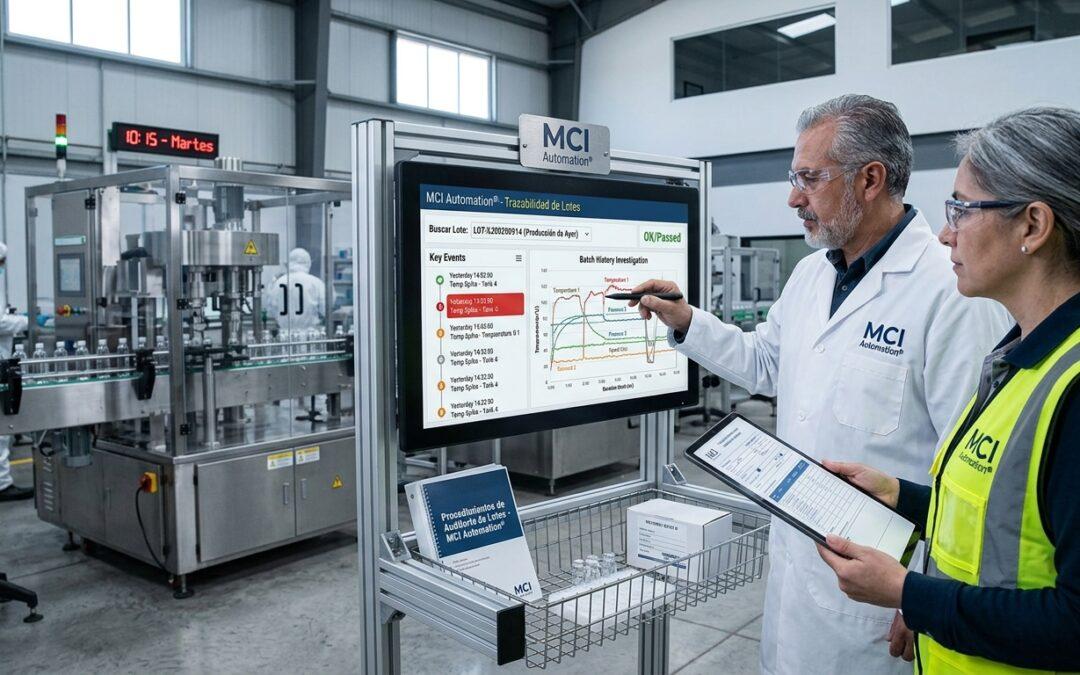 Integramos sistemas de monitoreo industrial para registrar variables, estados y eventos de producción, consultar históricos y analizar desviaciones de proceso.