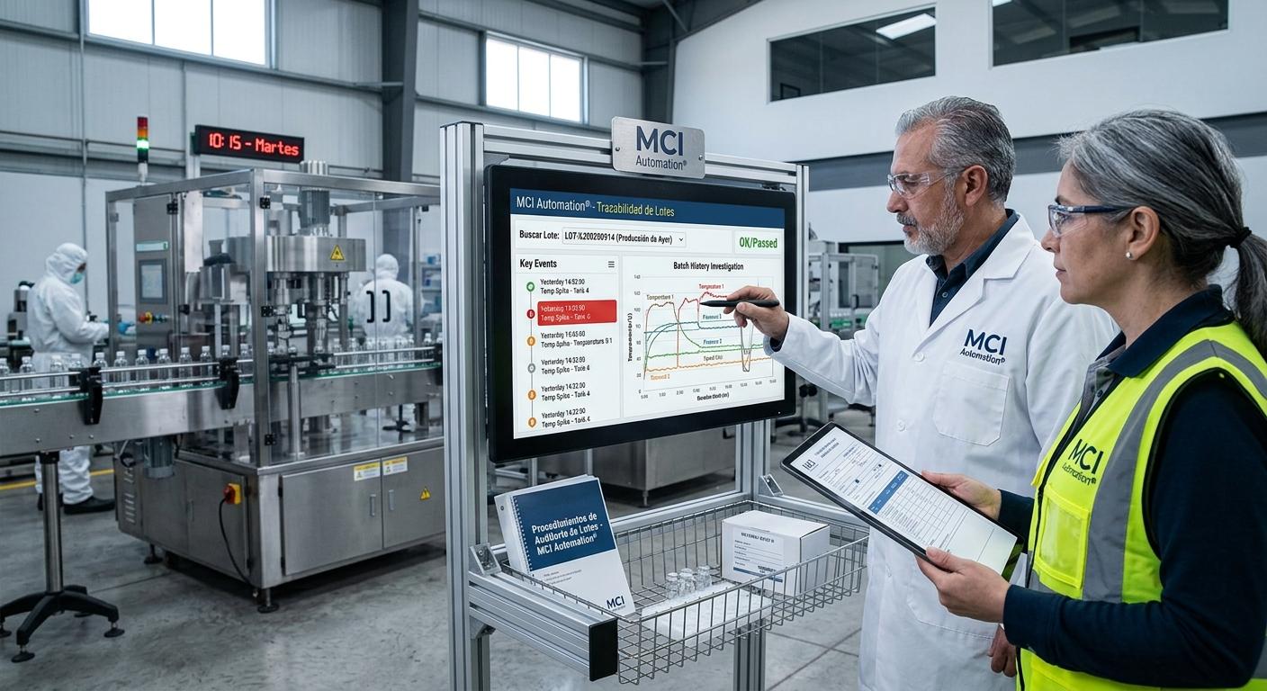 Integramos sistemas de monitoreo industrial para registrar variables, estados y eventos de producción, consultar históricos y analizar desviaciones de proceso.